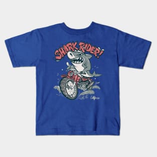 Shark Rider Kids T-Shirt